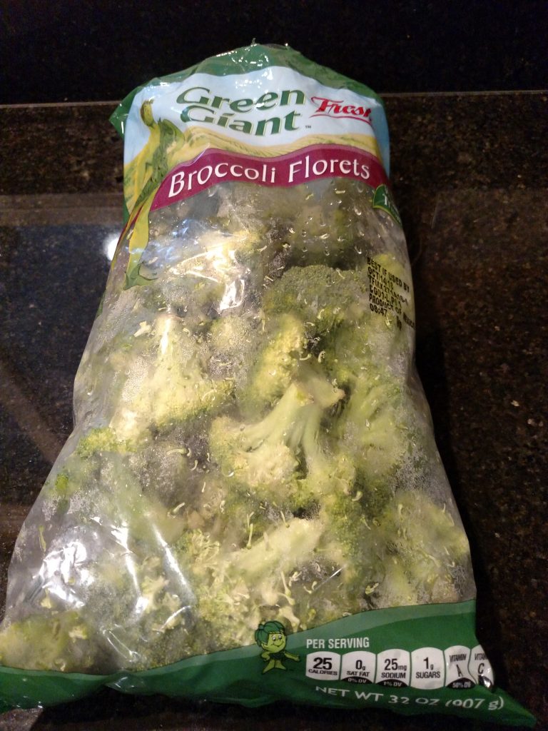 bag of green giant broccoli