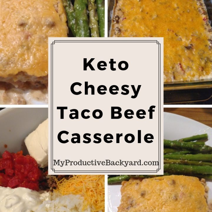 Keto Cheesy Taco Beef Casserole
