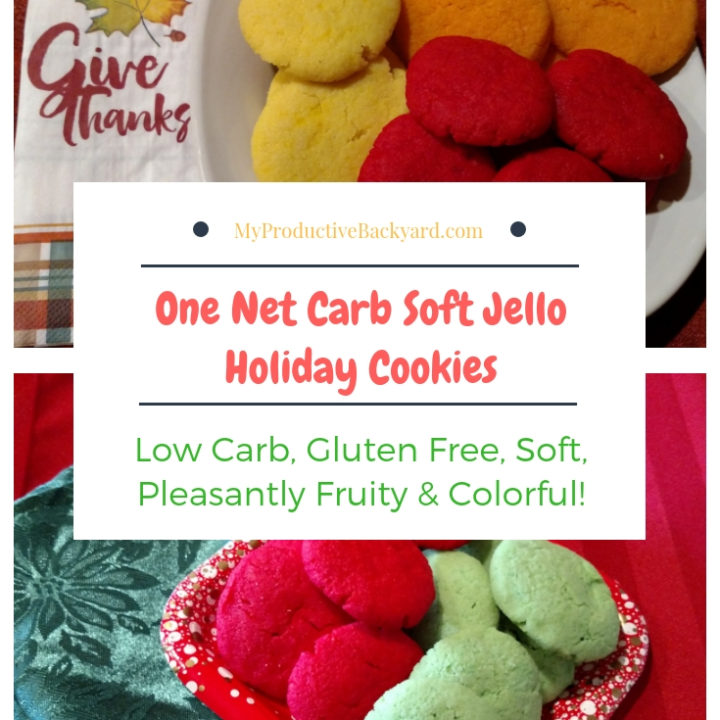 One Net Carb Soft Jello Holiday Cookies