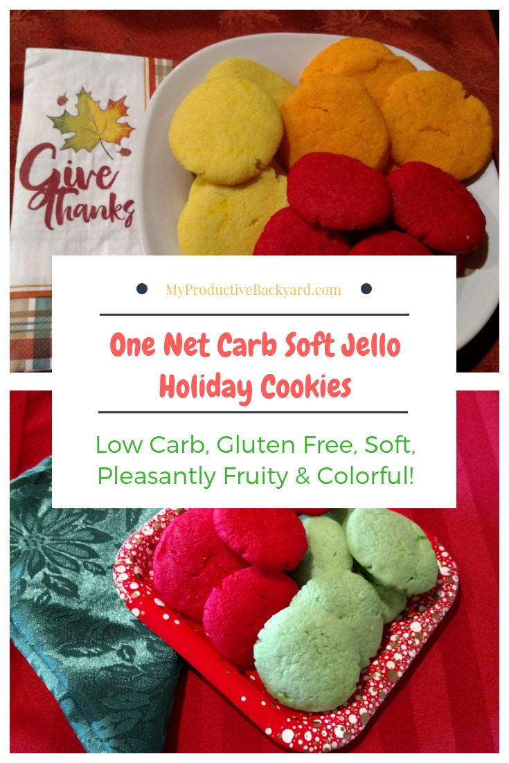 One Net Carb Soft Jello Holiday Cookies