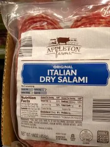 Appleton Farms Pre Sliced Italian Dry Salami original label