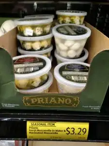 Priano Fresh Mozzarella in Water or Marinated Mozzarella