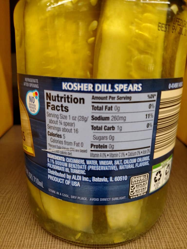 Great Gherkins Kosher Dill Spears label