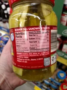 Great Gherkins Kosher Dill Sandwich Slices label