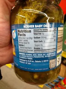 Great Gherkins Kosher Baby Dill Pickles label