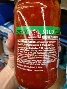 Casa Mamita Mild Salsa label