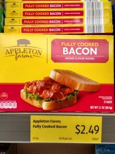 Appleton Farms Fully Cooked Bacon 