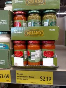 Priano Genovese Sauce and Rosso Pesto Sauce 