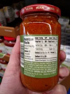 Priano Genovese Sauce label