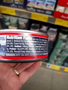 Northern Catch Solid White Tuna label