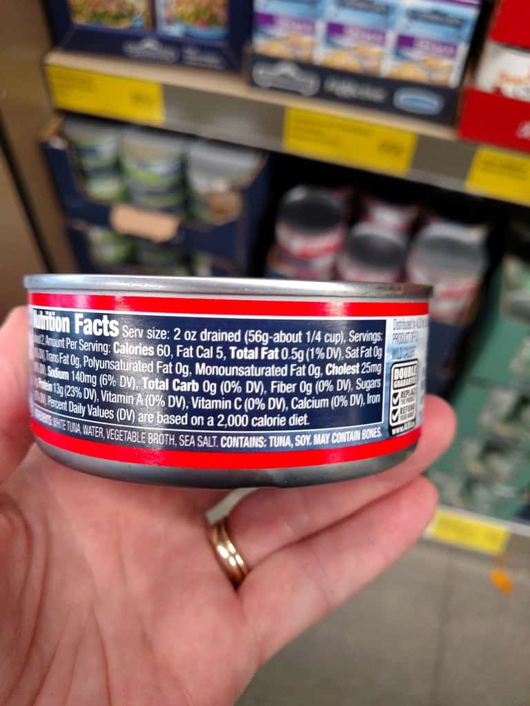 Northern Catch Solid White Tuna label