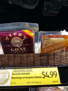 Specially Selected Manchego or Gruyere Cheese