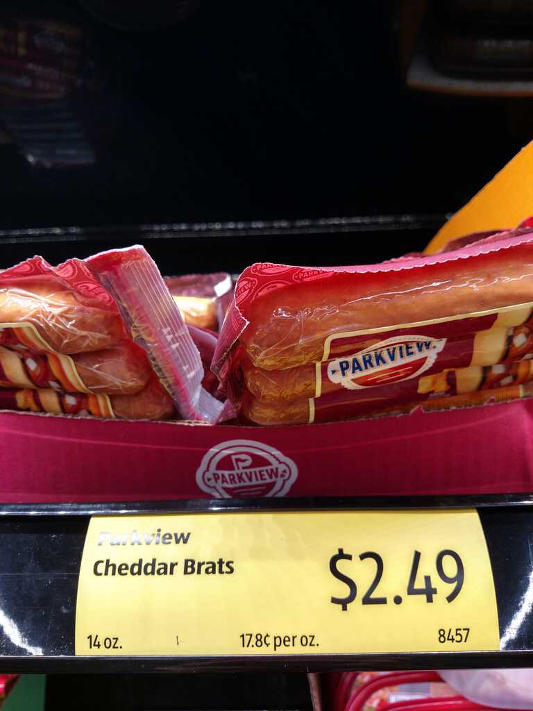 Parkview Cheddar Brats 