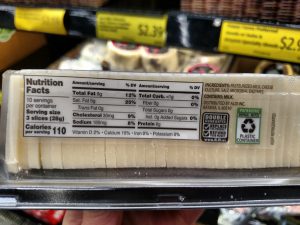 Happy Farms Preferred Extra Sharp Cheddar Cracker Cuts label
