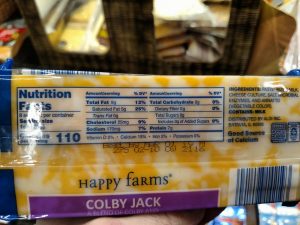 Happy Farms Colby Jack label