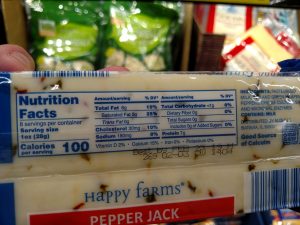 Happy Farms pepper Jack label