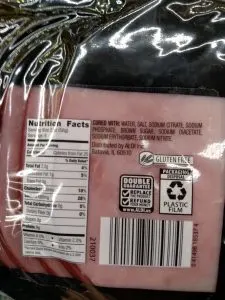 Appleton Farms Biscuit Ham Slices label