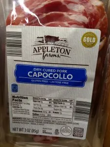 Appleton Farms Capocollo label