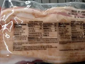 Appleton Farms Thick Sliced flavored Bacon label