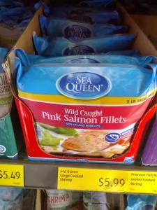 Sea Queen Wild Caught Pink Salmon Fillets 