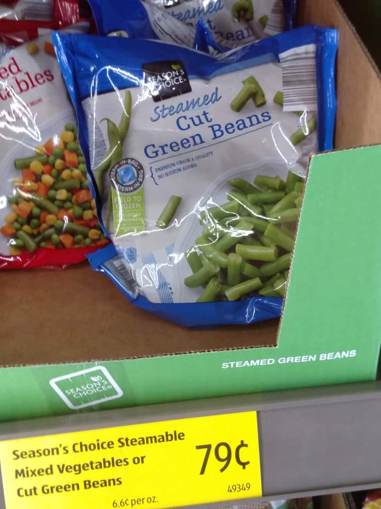 Season's Choice Steamed Cut Green Beans