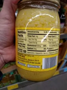 Carlini Ghee Clarified Butter label