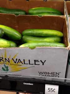 cucumbers