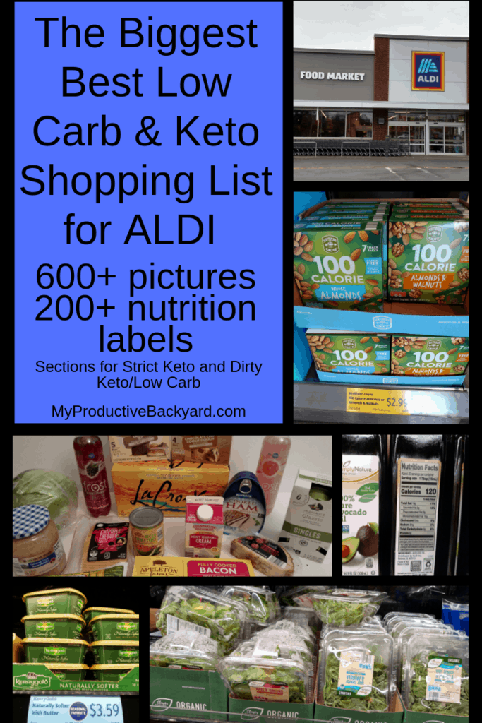 The Biggest Best Low Carb Keto Shopping List for ALDI