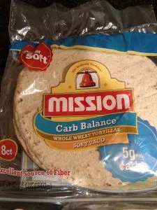 Mission carb balance wraps package