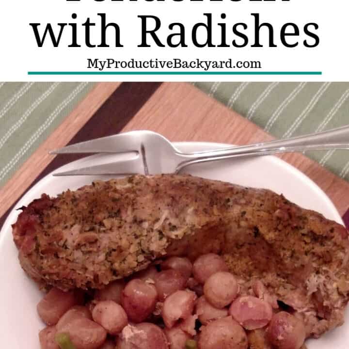 Keto Pork Tenderloin with Radishes