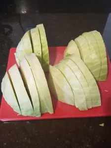cabbage sliced