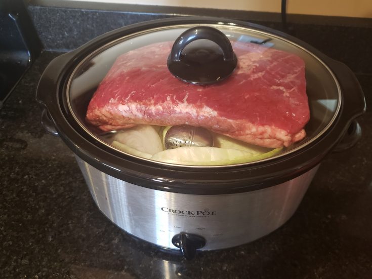 Low Carb Crock Pot Corned Beef and Cabbage - My Productive Backyard
