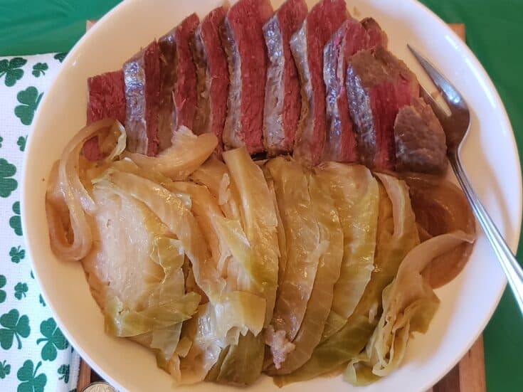 Low Carb Crock Pot Corned Beef and Cabbage