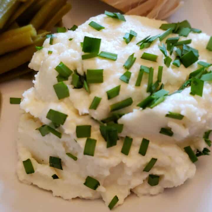 Keto Mashed Cauliflower Much Like Potatoes