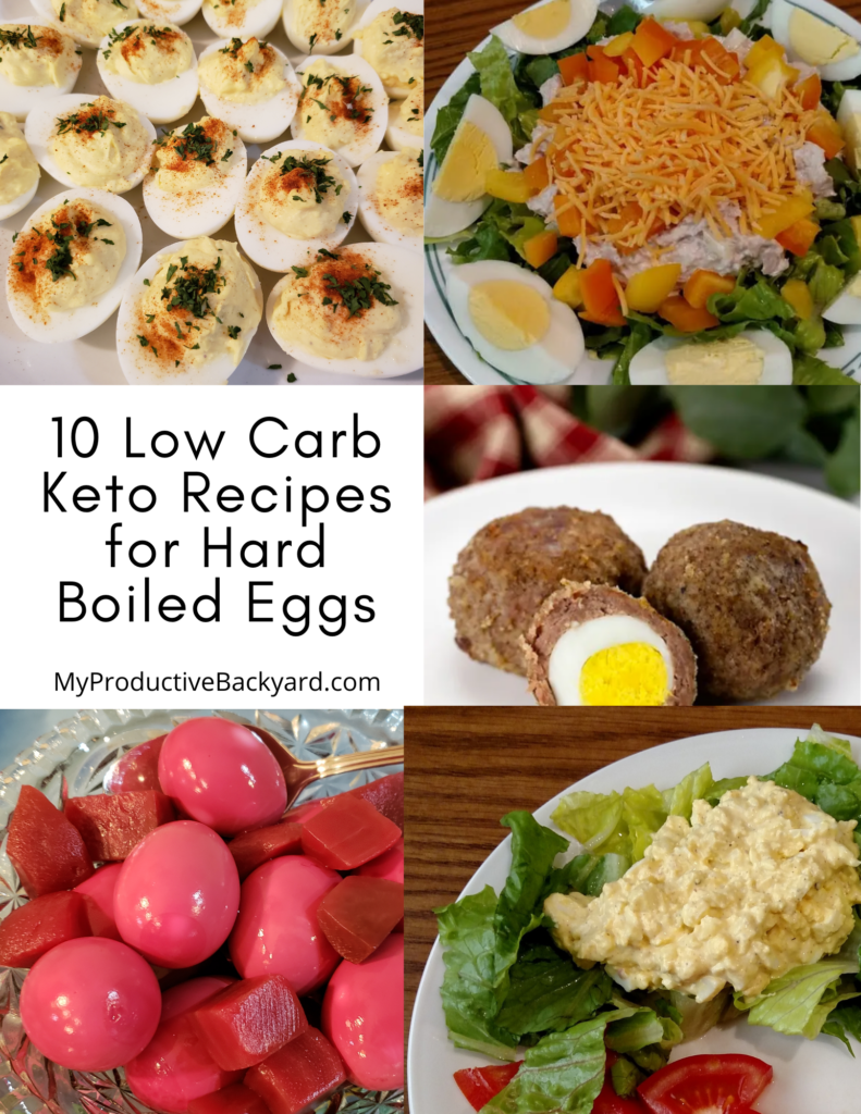 10 Low Carb Keto Recipes for Hard Boiled Eggs Pinterest Pin