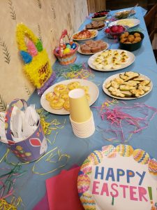 Easter buffet spread