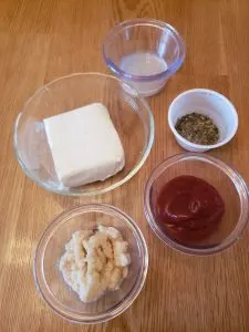 ingredients for Low Carb Zippy Horseradish Meat Sauce