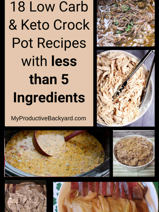 Low Carb Keto Crock Pot Recipes with less than 5 Ingredients