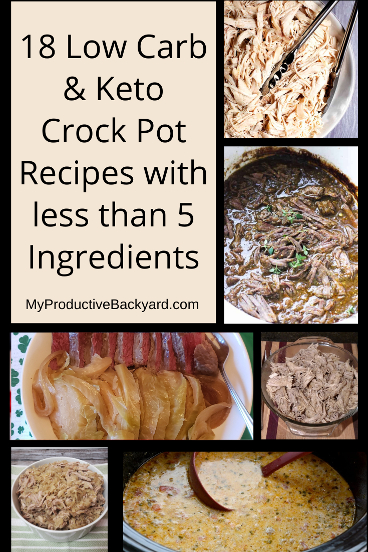 Low Carb Keto Crock Pot Recipes with less than 5 Ingredients My
