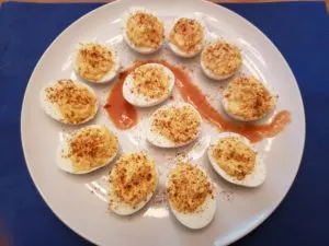 Spicy Keto Deviled Eggs