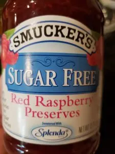 Smuckers sugar free raspberry preserves