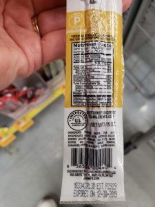 Chomp’s Grass Fed Turkey Snack Sticks label