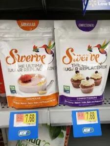 Swerve sugars in store