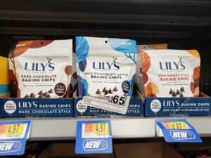 3 kinds of Lily's chips in store