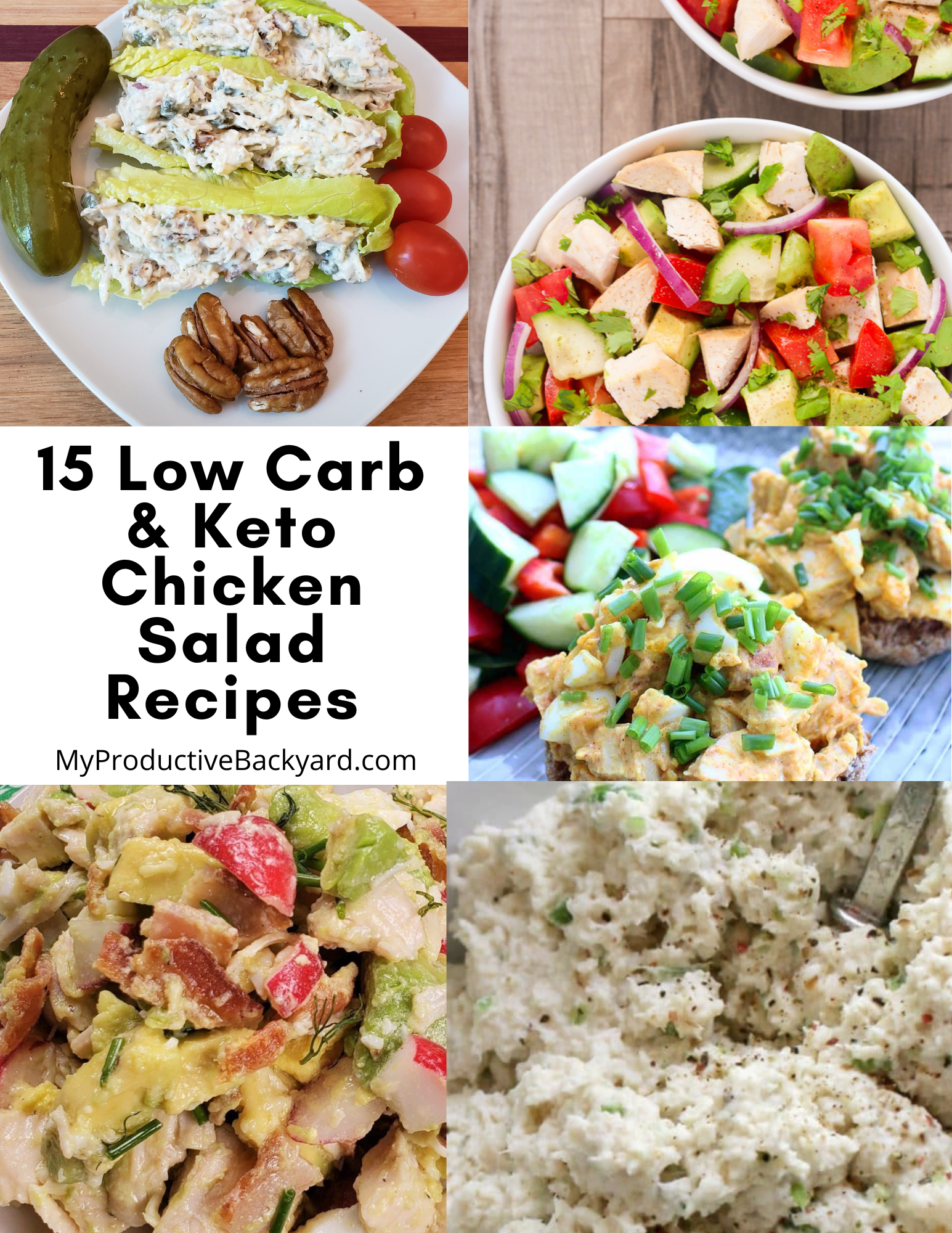 15 Low Carb Keto Chicken Salad Recipes Pinterest Pin