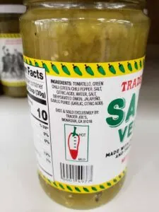 Salsa Verde label