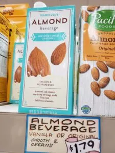 Almond Beverage unsweetened original