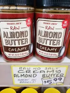 Raw Almond Butter; creamy 