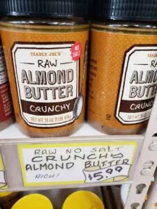 Raw Almond Butter; crunchy