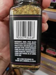 21 Seasoning Salute label